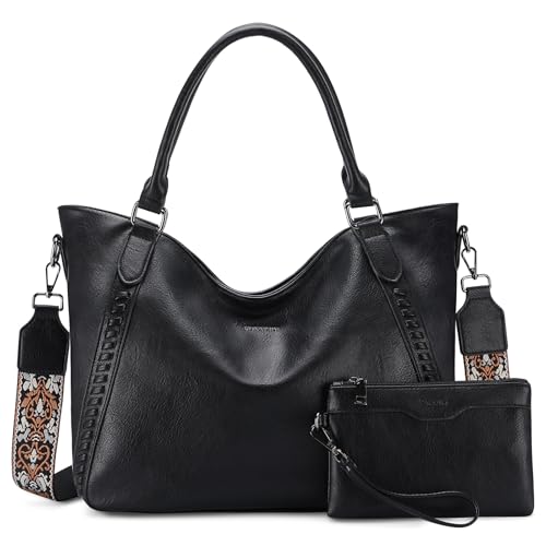 VX VONXURY Handbags for Women Hobo Bag PU Leather Shoulder Bag with Adjustable Shoulder Strap Fashion Crossbody Bag