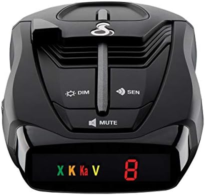 Cobra RAD 380 Laser Radar Detector – Long Range Detection, LaserEye Front and Rear Detection, IVT Filtering, Adjustable Sensitivity, Digital Signal Processing, Black