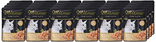 Miamor Feine Filets in Jelly Thunfisch in Lachsjelly 24x100g