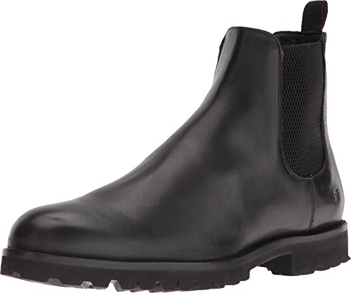 FRYE Men's Edwin Chelsea Boot, 87142-Black, 10 D US