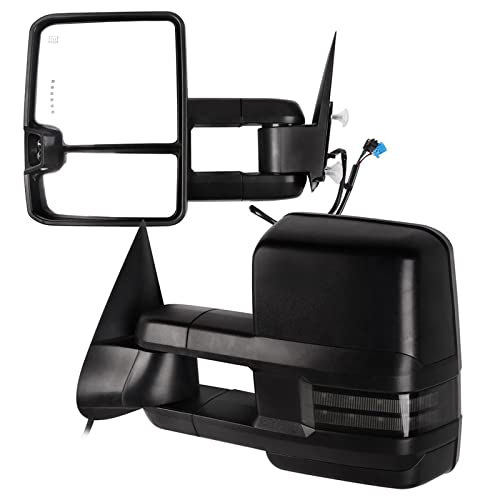 ITOPUP Towing Mirrors Fit 2003-2006 For Chevy Silverado For GMC
