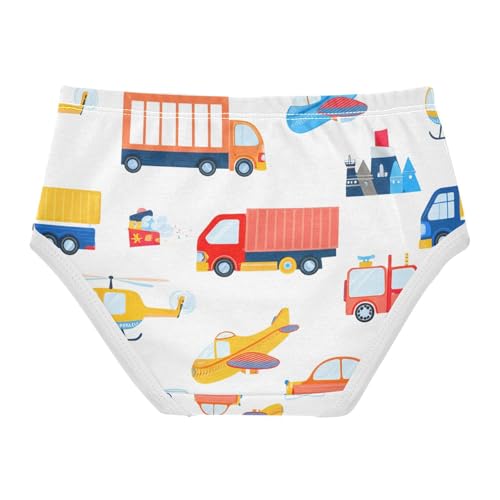 Colorful Vehicles Trucks Toddler Girls's Underwear 2T 202c12592