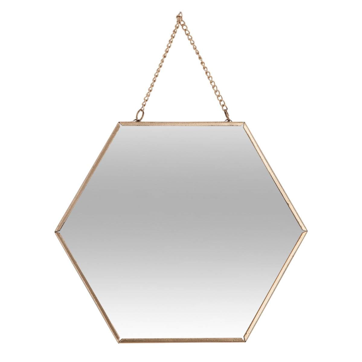 ATMOSPHERA CREATEUR D'INTERIEUR - Set di 3 specchi Dorati l20 25 30cm
