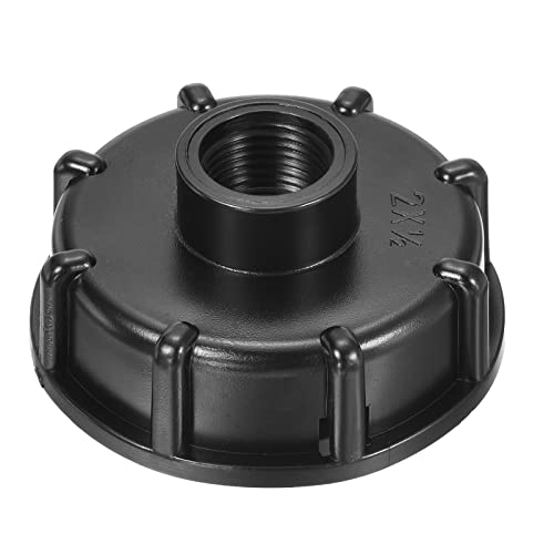 PATIKIL IBC Tote Adapter 60mm Coarse Thread 1/2" Female Outlet, 275-330 Gallon Drain Plug Connector for Water Tank Garden Hose