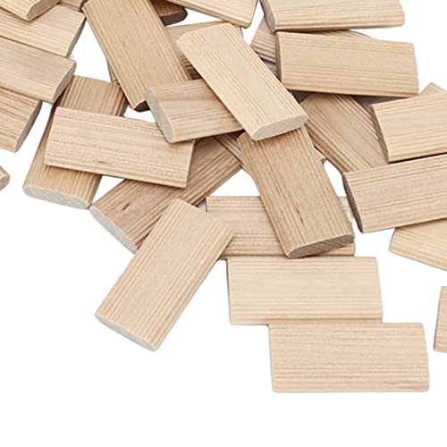Domino de Madera Haya 50 piezas 6x40mm para ebanistería miniatura 7