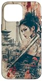 iPhone 16 Pro Max Sexy Anime Girl Japanese Samurai Warrior Princess Art Case
