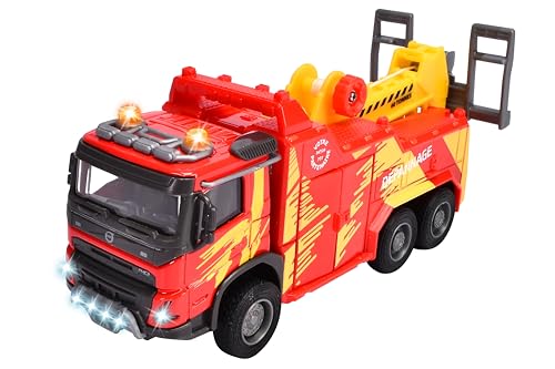 Camion Volvo dépanneuse Majorette 20cm pour dépanner les voitures dans la chambre