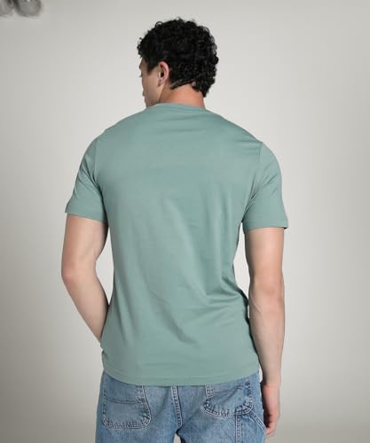Image of Puma Men Cotton Solid Regular Fit Tees