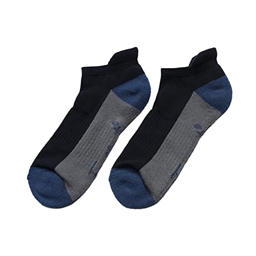 Faceplant Dreams Men’s Ankle sock – tri color: Black/grey/midnight: One Size