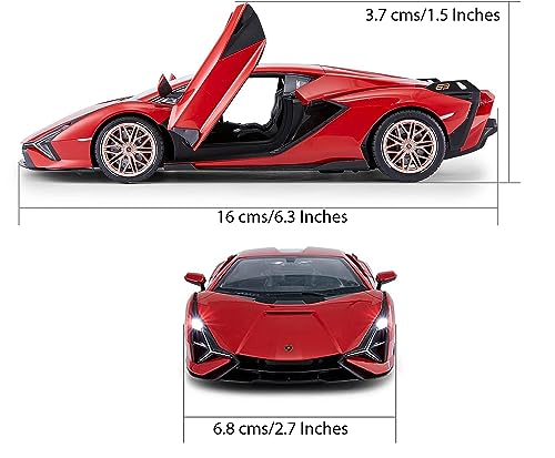 Image of Magicwand 1:32 Scale Die-Cast Lambo Sian with Openable Doors,Pull Back Action,Working Headlights & Tail Lights【Pack of 1】【Colors As Per Stock】