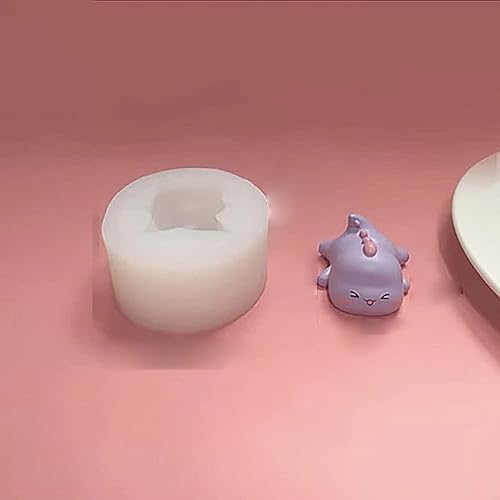 Molde de silicona de dinosaurio 3D molde de mousse de dinosaurio molde de vela de aromaterapia en forma de dinosaurio moldes para hornear chocolate