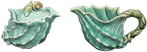 Blue Sky Ceramics Sky Ceramic Shell Figural Creamer Blue, Multi