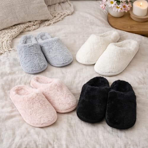 Image of Dearfoams Women's Bailey Plush Furry Scuff
