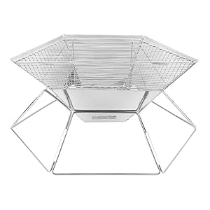 Opvouwbare houtskoolgrills | Multifunctionele houtskoolkachel voor buiten – BBQ-benodigdheden voor kamperen, picknicken…
