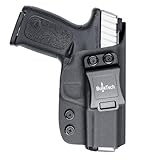 BulleTech IWB Kydex Holster Fits: Smith & Wesson SD9 VE / SD40 VE/Inside Waistband Carry Holster for S&W SD9VE SD40VE Holster/Adj. Cant Retention/Cover Mag-Button/Right Hand