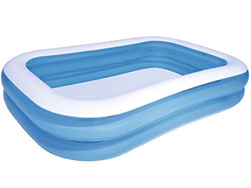 Bestway | Planschbecken Family Pool blau/weiß 211 x 132 x 46 cm | Schwimmbecken