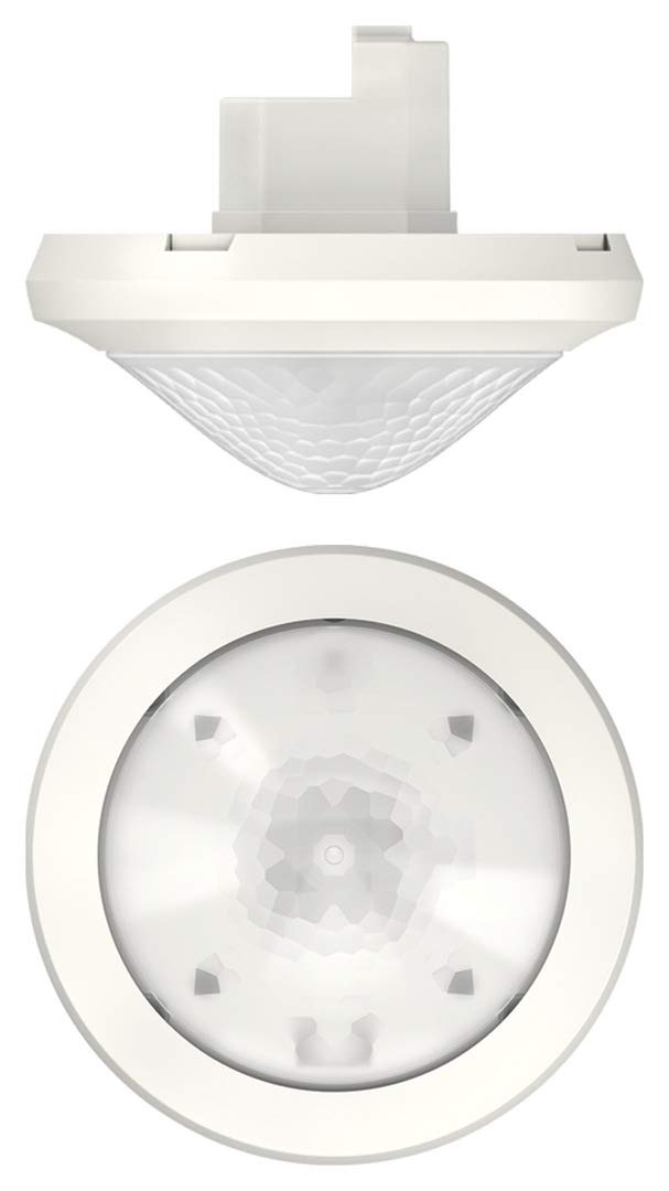 Theben 2080525 - Rilevatore di presenza a soffitto a 360°, IP54, colore: Bianco