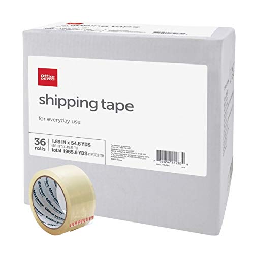 Office Depot Brand Shipping Tape, Multipurpose, 1.89