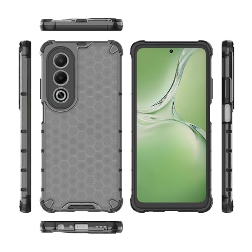 Image of Glasgow Back Case Cover Compatible with [ Oppo K12x 5G ] (Stylish Design) - Black
