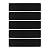 ROSENICE 5pcs Anti Slip Tape Sticker Stairs Decking Grip Strips with Black Sand