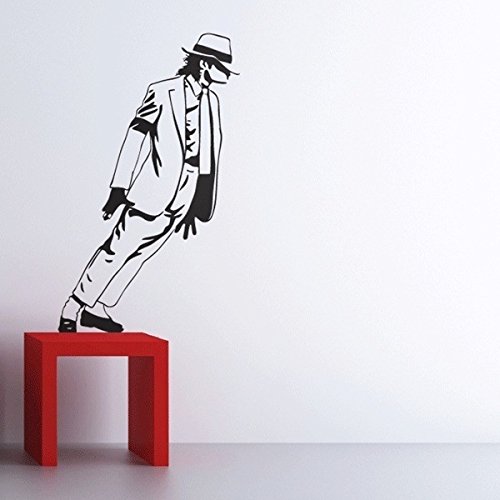 Funnie Wall Décor Stickers - Superstar Michael Jackson Moonwalk Dance in Smooth Criminal MJ YOU ARE - //coolthings.us