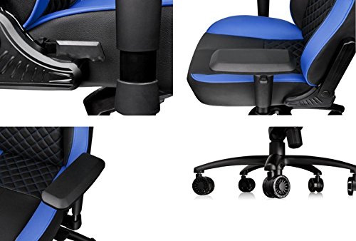 Tt eSPORTS GC-GTF-BLMFDL-01 Sedia da Gaming, Blu - Sedia gaming - Immagine 4