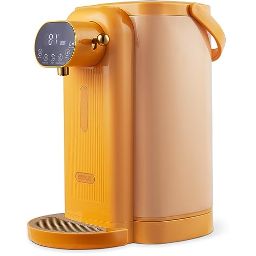 OCTAVO Water Boiler & Warmer 5 Liter, 304 Stainless Steel Removable Water Tank, 700 Watt 6 Adjustable Water Temperature, LCD Touch Control Screen, Child Lock with Water Shortage Indicator