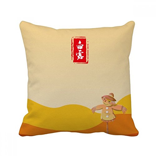 Coussin Circulaire Blanche Rosée avec insert oreiller décoration maison 40x40cm - 2