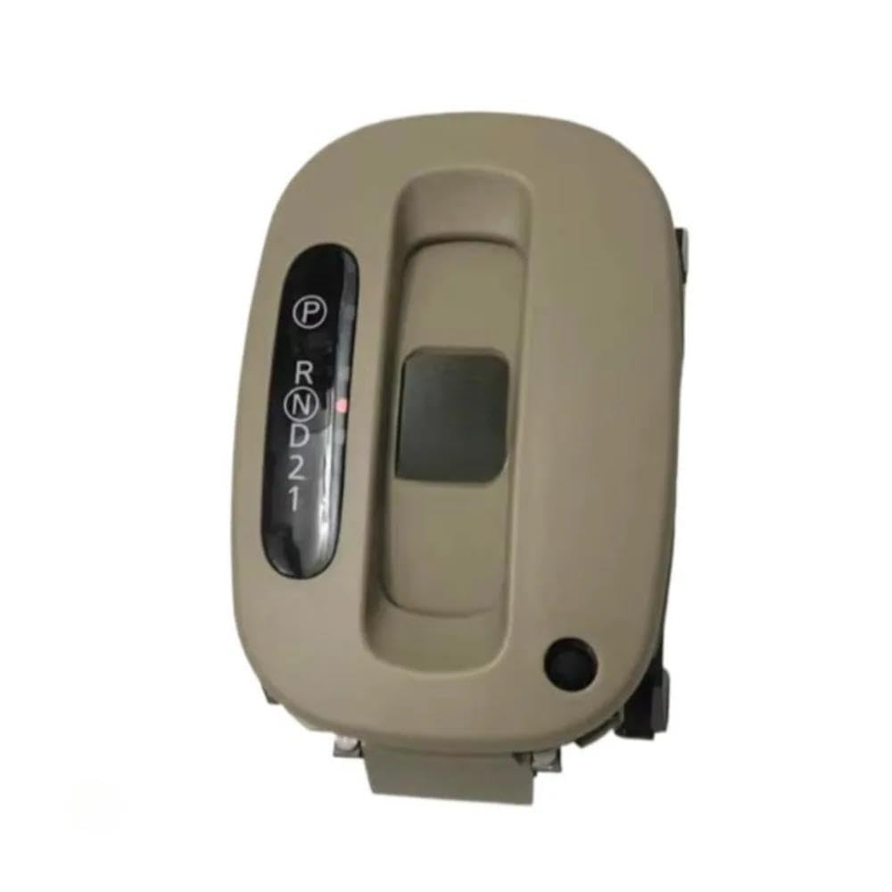 HYASDBWE for Nissan for Livina for Geniss for Tiida 2004-2011 Shift Lever Panel Gear Trim Dust Cover 1 Pcs Gear Shifter Parts(Beige)
