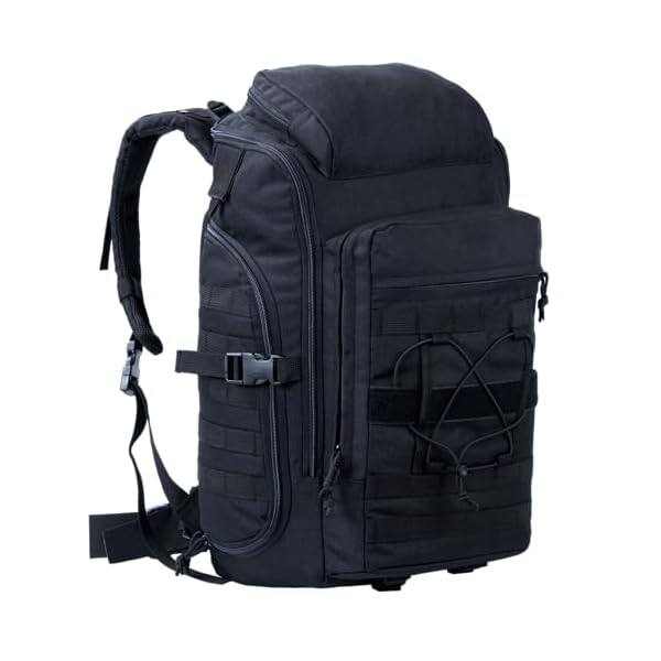 35L Tactical Backpack Military Rucksack MOLLE Quick-Access Flap EDC Pack for Hiking Camping Travel Work Bugout Emergency