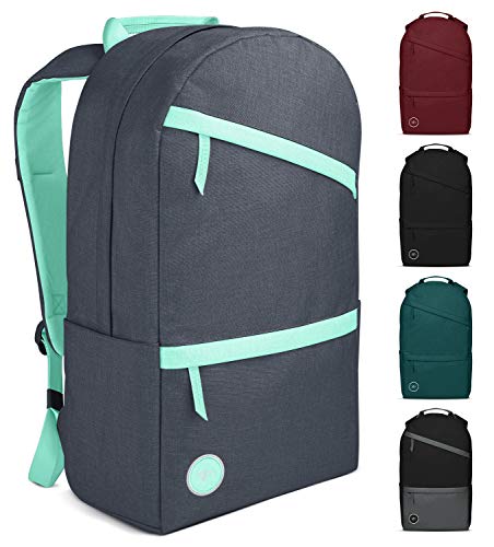 Simple Modern Legacy Backpack with Laptop Compartment Sleeve - 25L Travel Bag for Men & Women College Work School - Bermuda Deep (Accent)