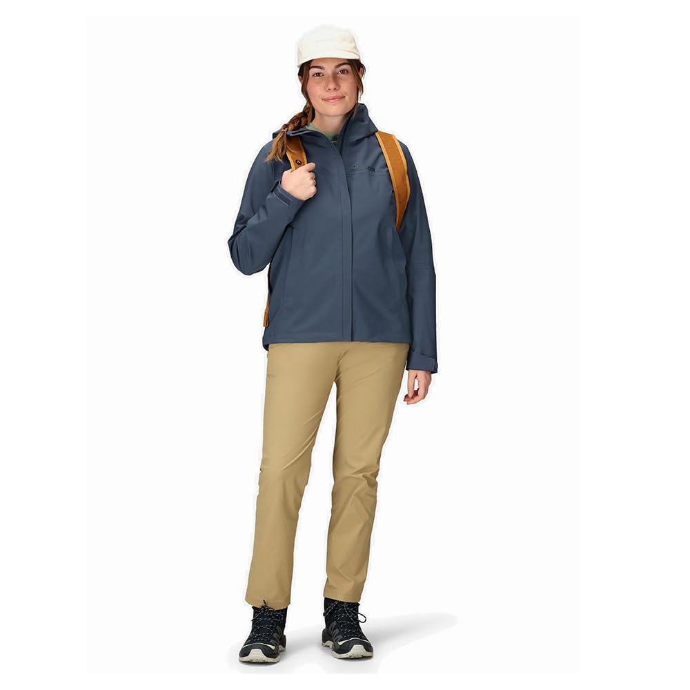 Marmot Women's PreCip Eco Pro Jacket Waterproof Lightweight Hooded Rain Jacket Windproof Breathable