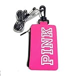 Victoria's Secret Lanyard ID Holder Zipped Wallet case Pink