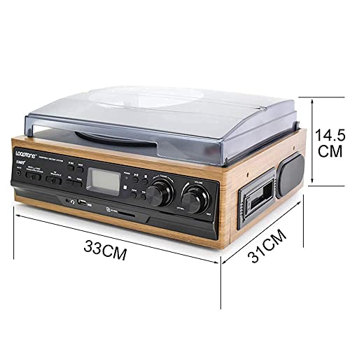 Tourne-Disque Bluetooth 3 Vitesses Tourne-Disque Vinyle Haut-parleurs intégrés Gramophone Radio AM/FM Cassette L Chaque… - Les Beatles, Paul McCartney, John Lennon, RIngo Starr, George Harrison Tourne-Disque Bluetooth 3 Vitesses Tourne-Disque Vinyle Haut-parleurs intégrés Gramophone Radio AM/FM Cassette L Chaque… – Image 4