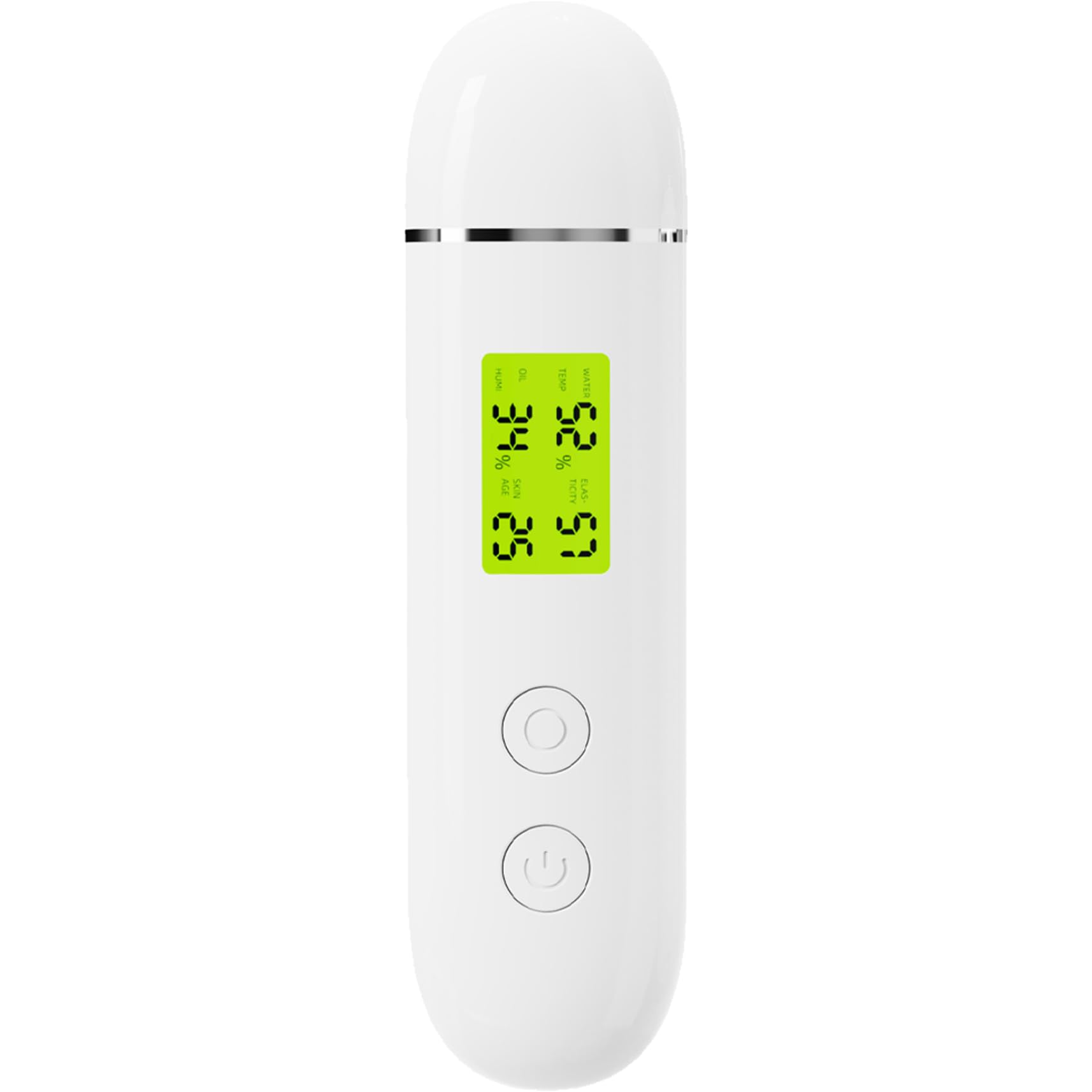 Testeur d'hydratation pour la peau, testeur d'hydratation de la peau, Testeur d'humidité rechargeable LCD Digital Tester Skin Skin Oil Content Analyseur de soins Face Care Tool pour Beauty Salon Spa