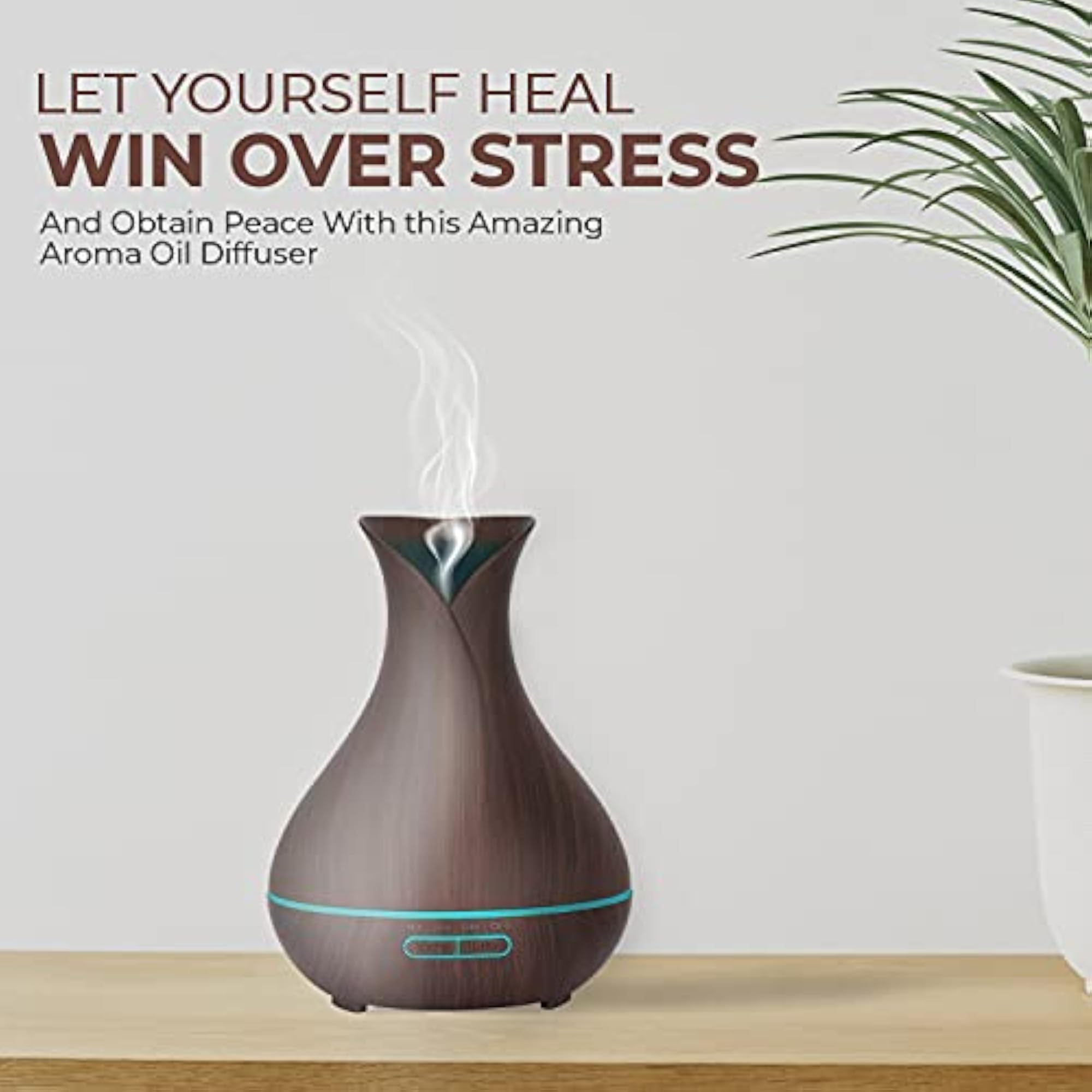 Rene-Maurice Electric Aroma Diffuser, 7 LED Lights