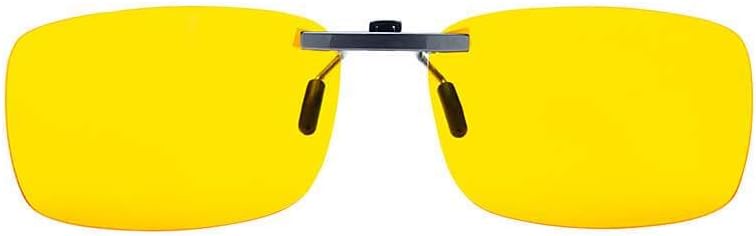 SUNDESIGNSUPERIOR NIGHT DRIVING CLIP ON SUNGLASSES WITH CASE