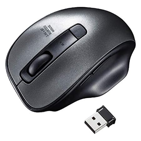 Amazon Co Jp サンワサプライ ワイヤレス ブルーledコンボマウス ガンメタ Ma Wbtbl135gm パソコン 周辺機器