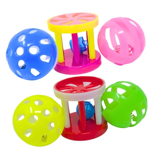 1195 Pk2 Play Three Bonka Bird Toys Foot Colorful Durable