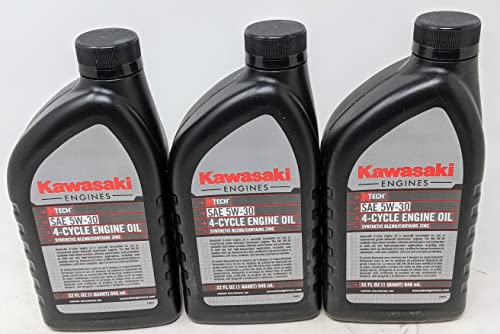 Aceite para motor 5W-30 Kawasaki 3 cuartos