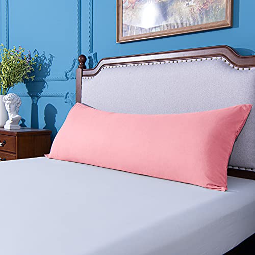 Image of NTBAY Body Microfiber Pillowcase, 1 Pack, 20 x 54, Pink