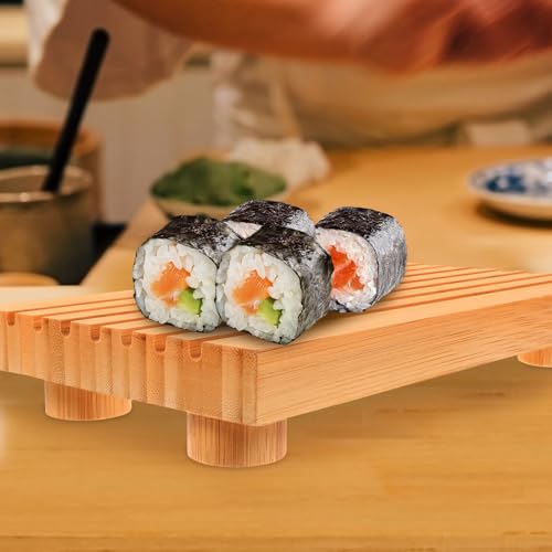 Bandeja rectangular pequeña para servir sushi estilo japonés miniatura 4