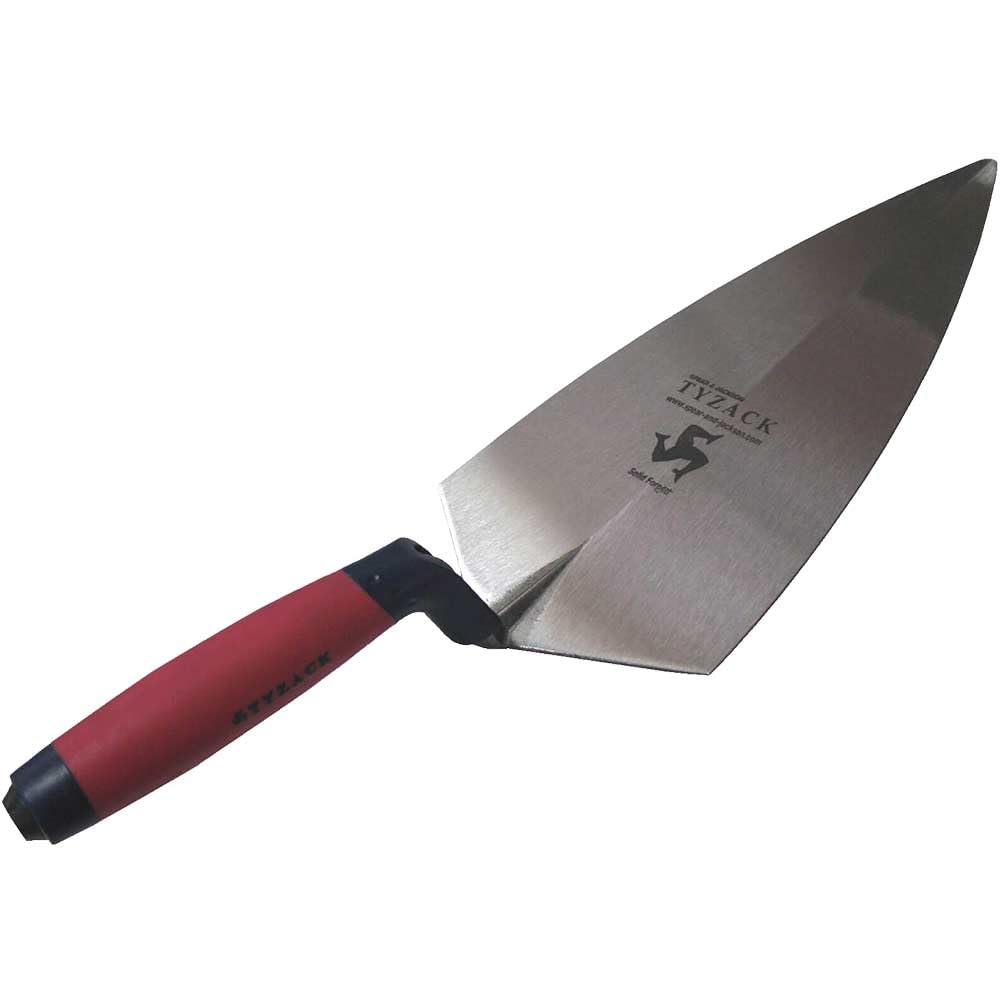Spear & Jackson 10710SF Truelle de Maçon Philadelphia 254 mm (10"), Lame Forgée en Acier Carbone, Poignée Confort Antidérapante, Lame Meulée Conique