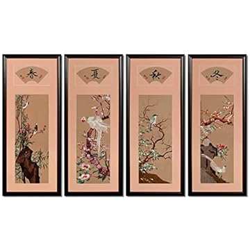 chinese silk embroidery panel