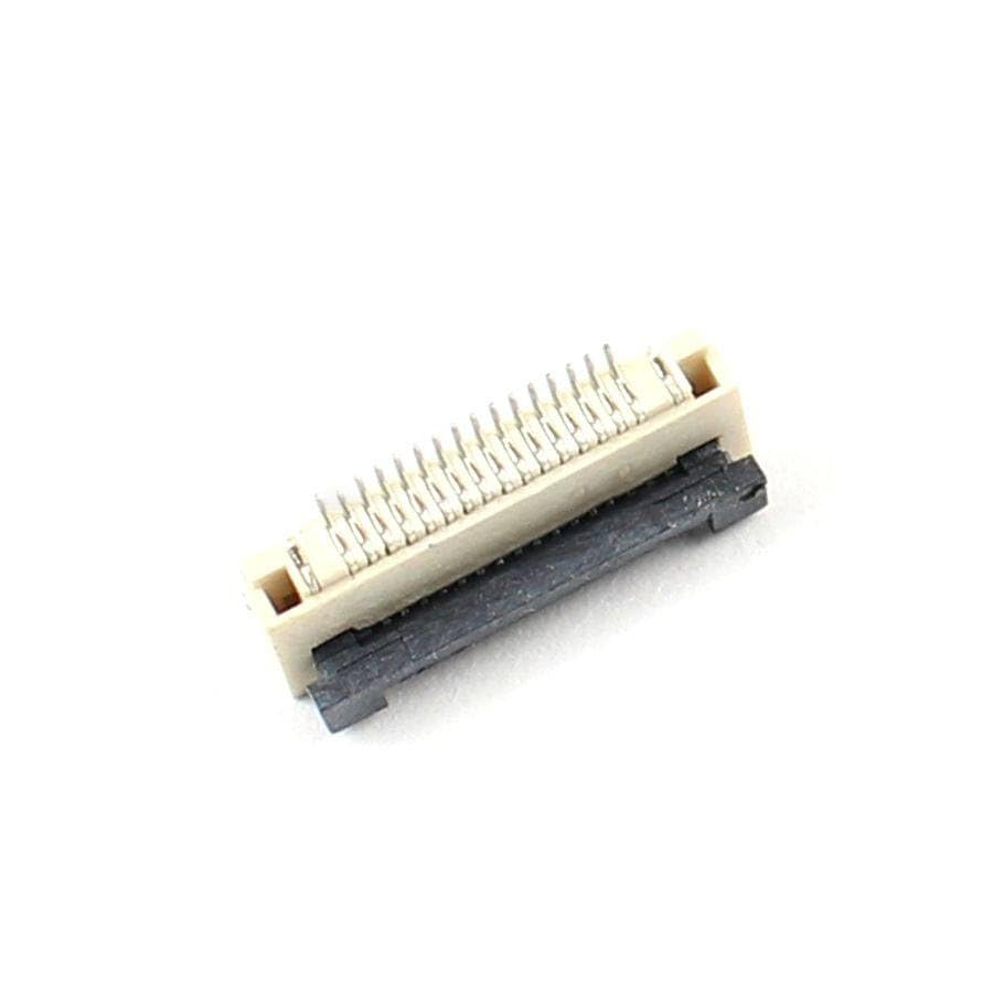 Generic 50 Pcs FPC FFC 0.5mm Pitch 16 Pin Flip Type Ribbon Flat Connector Bottom Contact