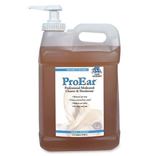 Top Performance ProEar Professional Medicated Ear Cleaners â€” Versatile and Effective Solution for Cleaning Dog and Cat Ears, 2Â½ Gallon