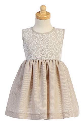 Lito M752 Lace & Cotton Linen Dress3