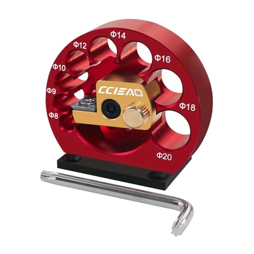 Gabarit pour barres rondes multi-diamètres outil aluminium bois - 7