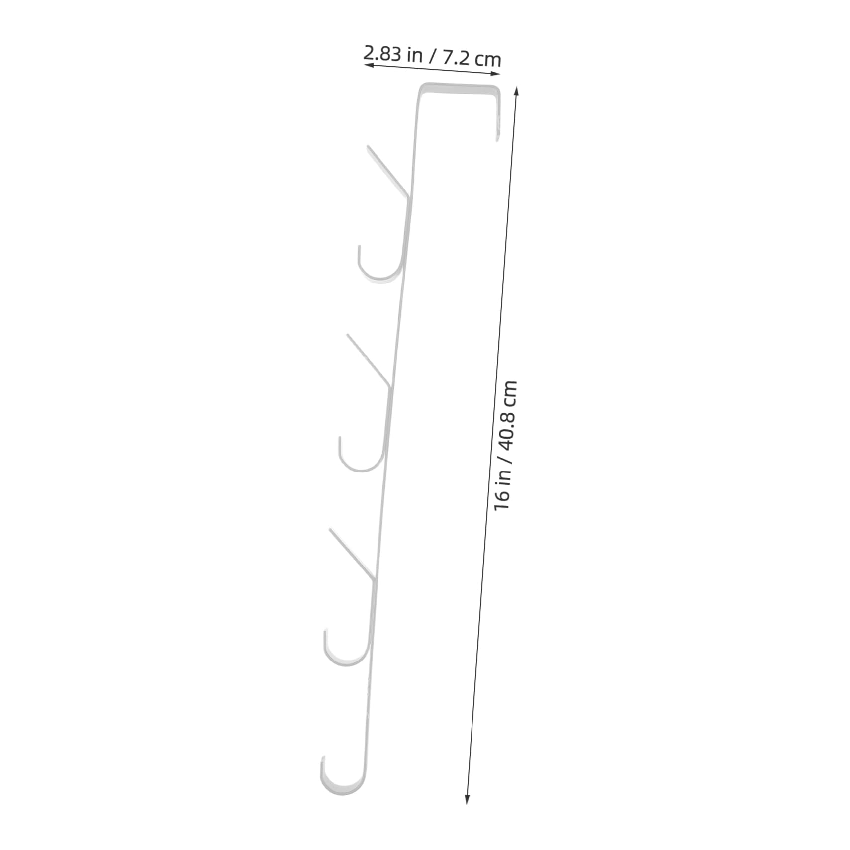 Cabilock Door Hanger Hooks Over Door Hooks for Coats Bags and Hats No Drill Space Saver Metal Modern Style