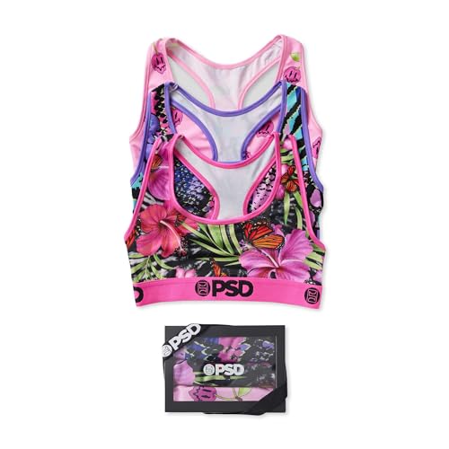 PSD Women's Animal Print Sports Bra - Racerback Sports Bras for Women with Breathable Microfiber Fabric2